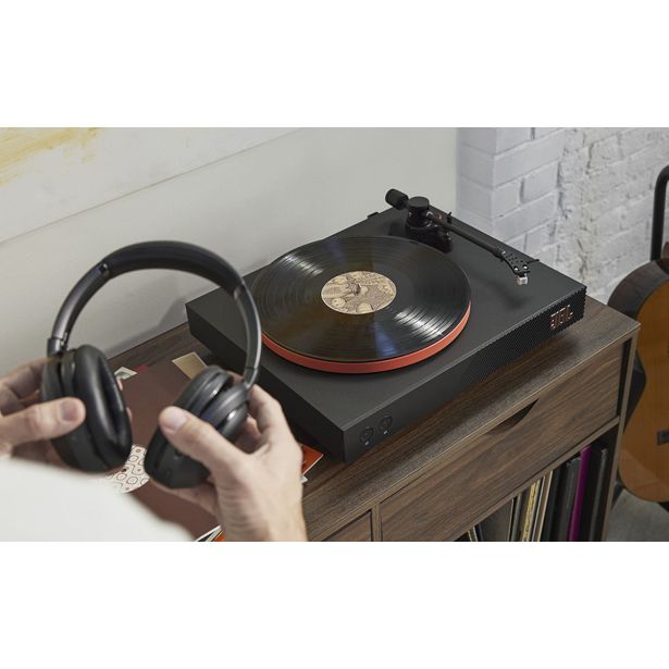 GRAMOFON JBL SPINNER BT ČRNA-ORANŽNA