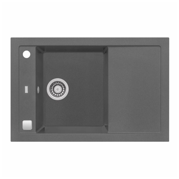 GRANITAL POMIVALNO KORITO ALVEUS FORMIC 30, G04M STEEL 760X500 MM