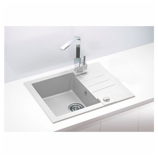 GRANITAL POMIVALNO KORITO ALVEUS ROCK 30, G11 ARCTIC 595X475 MM