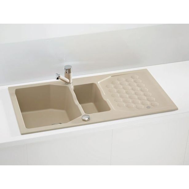 GRANITAL POMIVALNO KORITO ALVEUS SENSUAL 70, PEBBLE-G02M 980X520 MM