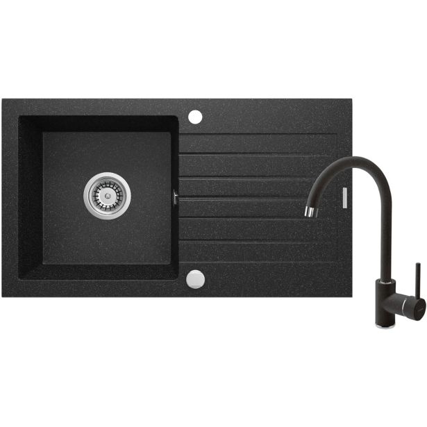 GRANITAL POMIVALNO KORITO DEANTE ZORBA ZQZV 2113 SET Z ARMATURO