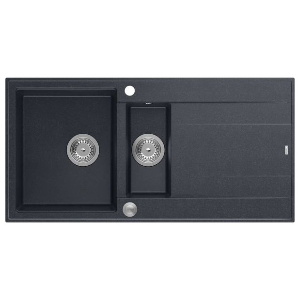 GRANITAL POMIVALNO KORITO QUADRON EVAN 156 ČRN DIAMANT