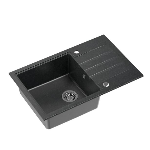 GRANITAL POMIVALNO KORITO QUADRON PETER 111 ČRN