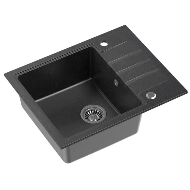 GRANITAL POMIVALNO KORITO QUADRON PETER 116 ČRN