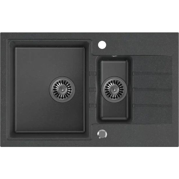 GRANITAL POMIVALNO KORITO QUADRON PETER 156 ČRN