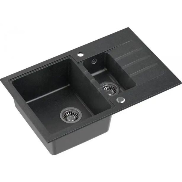 GRANITAL POMIVALNO KORITO QUADRON PETER 156 ČRN