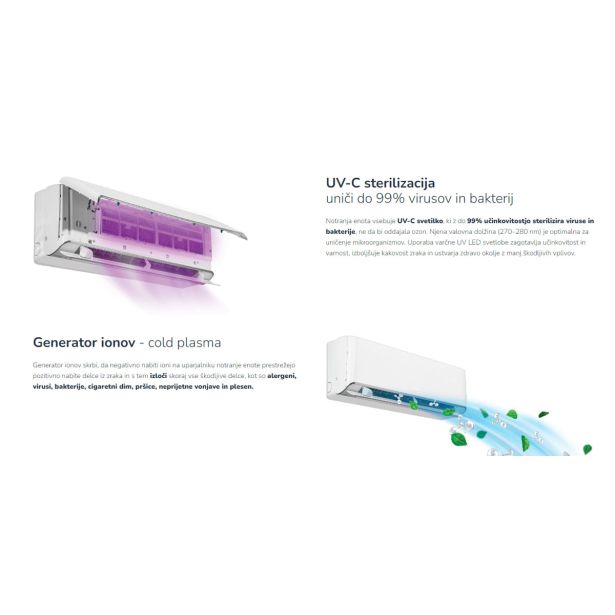 GREE SPLIT KLIMATSKA NAPRAVA AIRY 3,5KW A+++/A++