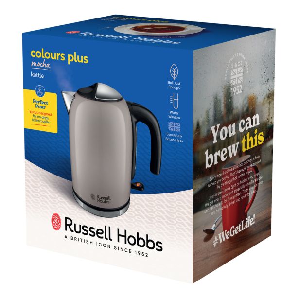 GRELNIK VODE RUSSELL HOBBS 28511-70/RH COLOURS PLUS MOCHA