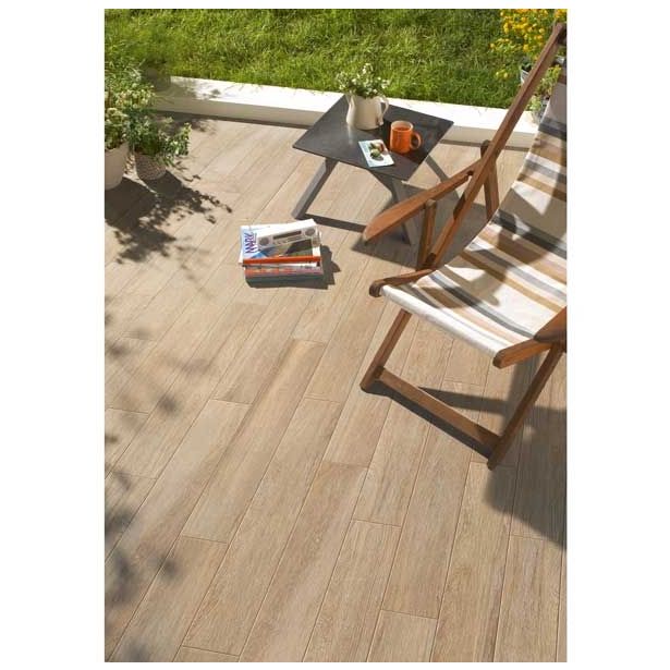 PLOŠČICA TALNA VIDEZ LESA MARAZZI MK89 PLANET BIANCO 15X90