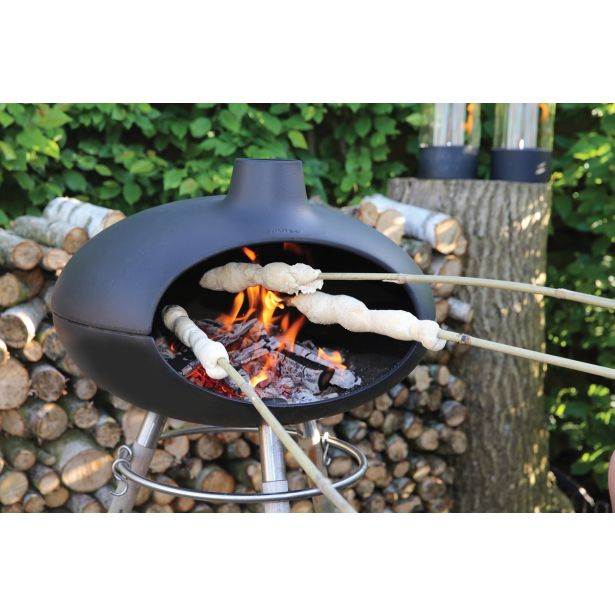 ŽAR NA OGLJE MORSOE GRILL FORNO, Z NOGAMI