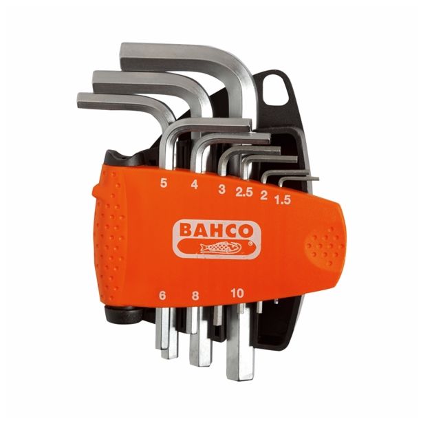 GRT IMBUS KLJUČEV BAHCO 1.5-10 MM 9 DELNA NIKLJAN BE-9878