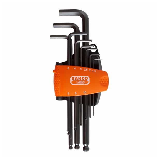 GRT IMBUS KLJUČEV BAHCO 1.5-10 MM OKROGLA GLAVA BE-9678