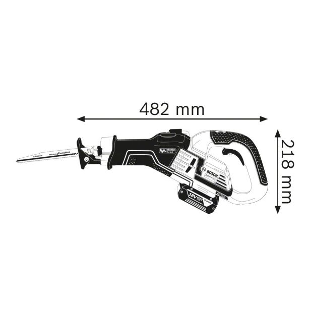 AKUM. SABLJASTA ŽAGA BOSCH GSA 18V-32