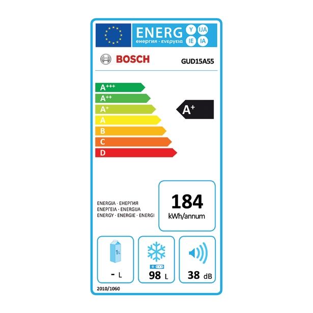 VGRADNA ZAMRZOVALNA OMARA BOSCH GUD 15A55