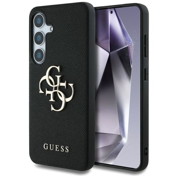 GUESS GUHCS25MPGT4MBK OVITEK ZA SAMSUNG GALAXY S25 PLUS 5G - GRAINED - ČRN