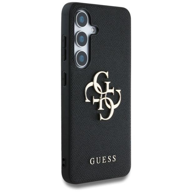 GUESS GUHCS25MPGT4MBK OVITEK ZA SAMSUNG GALAXY S25 PLUS 5G - GRAINED - ČRN