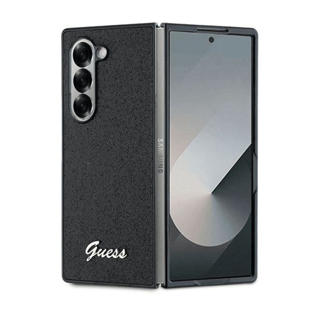 GUESS GUHCZFD6HGGSHK OVITEK SAMSUNG GALAXY Z FOLD 6 - ČRN Z BLEŠČICAMI