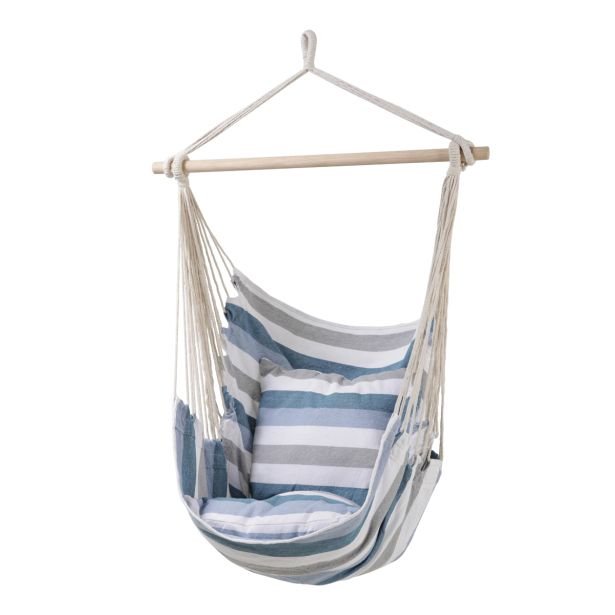 GUGALNA MREŽA MQ STOL VISEČI 90X135 CM ČRTAST