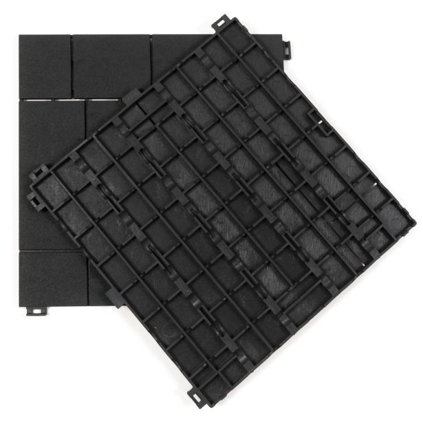 GUMENA POHODNA PLOŠČA MULTY HOME MOSAIC 30X30 CM KOVINSKO SIVA