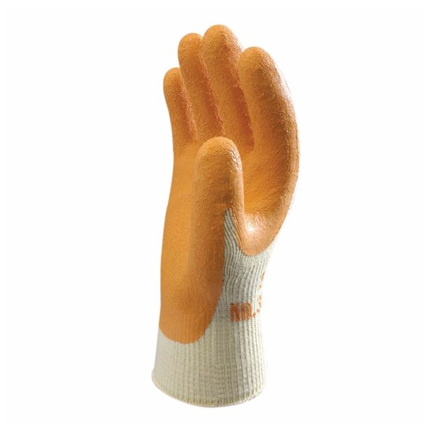 GUMENE ROKAVICE 310 ŠT. L/9 ORANŽNA GRADBENA