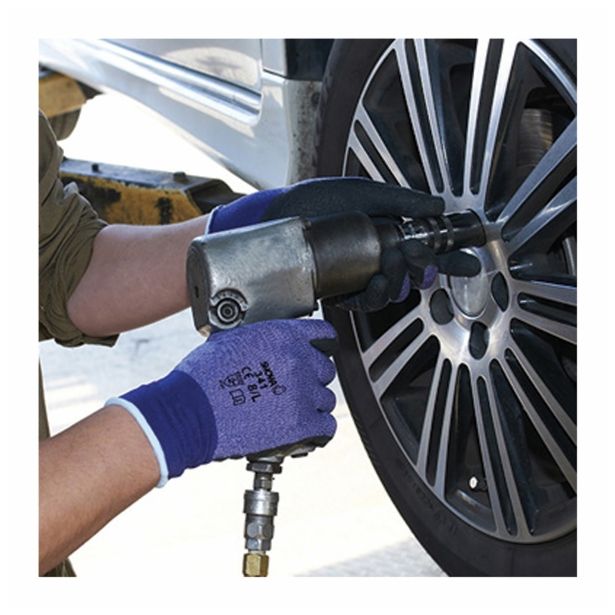 GUMENE ROKAVICE 341 ŠT. M/7 TEHNIČNA Z LATEKS PREMAZOM