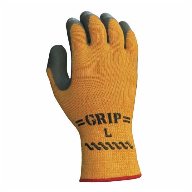 GUMENE ROKAVICE 454 ŠT. L/9 ORANŽNA GRADBENA TERMO