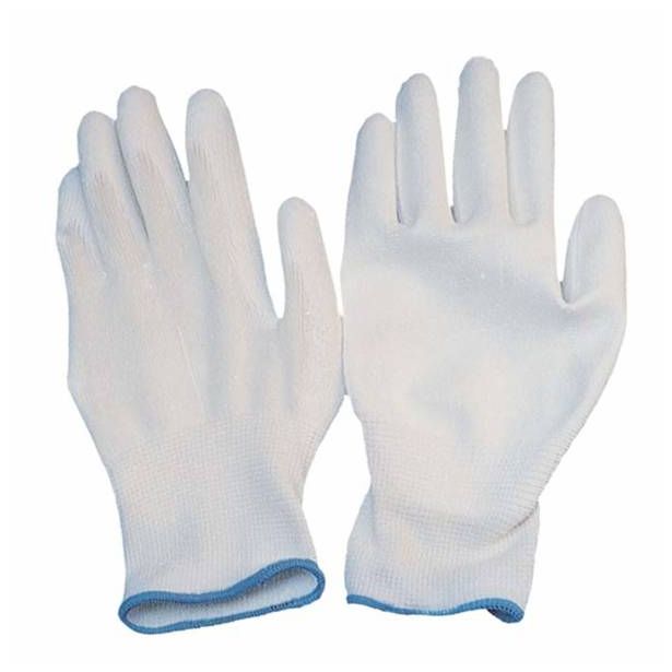 GUMENE ROKAVICE IDEAL-T NAJLON PU BELE 80500 ŠT.8