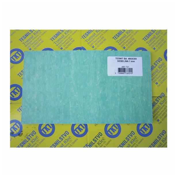 GUMI TESNILO ZA HK KLEČ TESNIT PLOŠČE 300X400X1MM