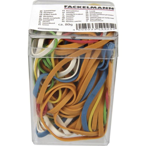 GUMI VEZICE FACKELMANN GUMICA ZA GOSP. 150/1 80G PVC ŠKATLICA