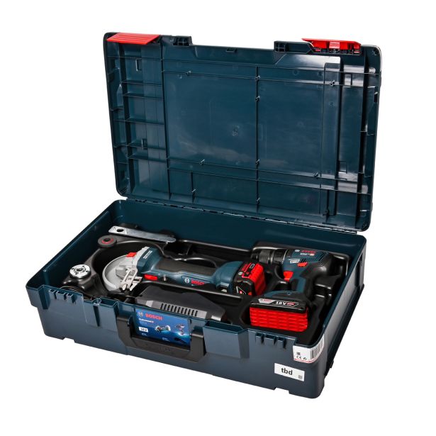 AKUMULATORSKI SET BOSCH PROFESSIONAL GWS 180-LI + GSB 18V-50