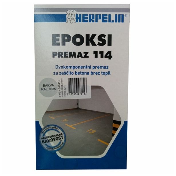 EPOKSIDNI PREMAZ AMAL HERPELIN 114 RAL 7035 1KG 2K - SVETLO SIVA