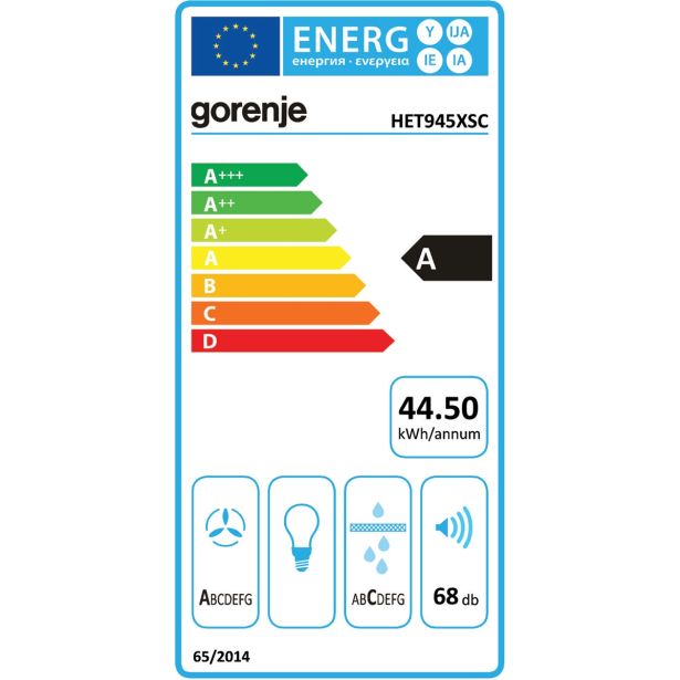 VGRADNA PLOŠČA Z NAPO GORENJE HET945XSC Z INTEGRIRANO NAPO