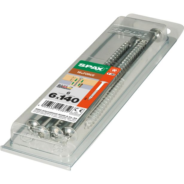 VIJAK ZA LESENE KONSTRUK. SPAX HI.FORCE T-STAR 6X140 ZAV=6KOS WIROX