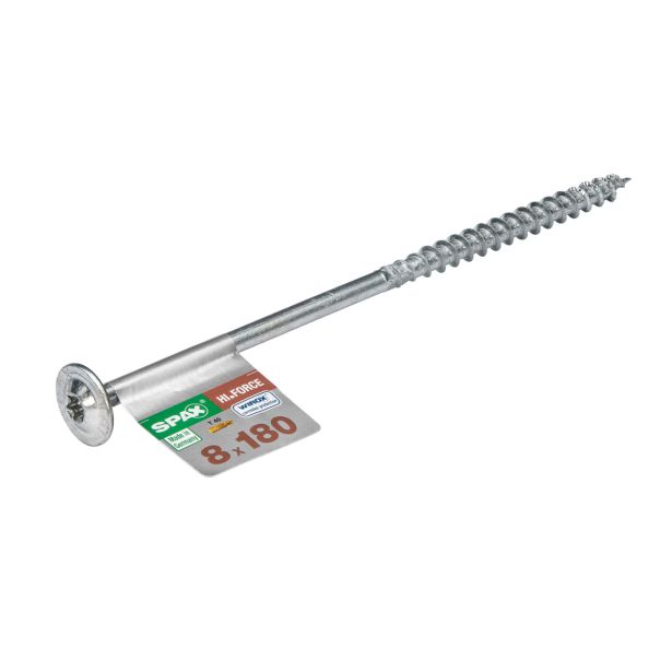 VIJAK ZA LESENE KONSTRUK. SPAX HI.FORCE WIROX 8X180 1KOS
