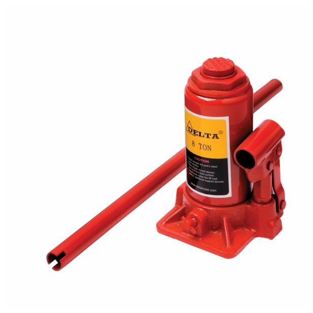 HIDRAVLIČNO DVIGALO DELTA MEHANIČNA DVIGALKA 8T Z ROČICO - RDEČA