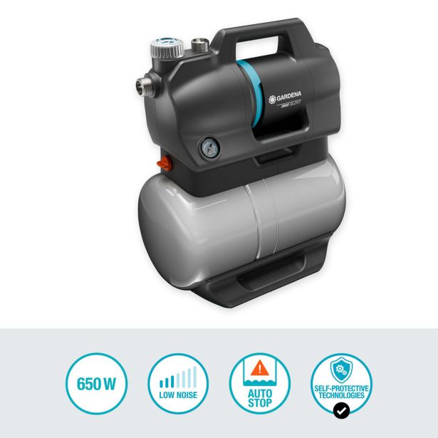 HIDROFOR, HIDROPAK GARDENA 3900 SILENT 650W 4.3 BAR 3700L/H