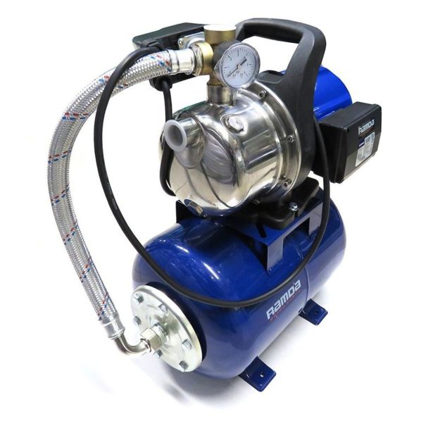 HIDROFOR, HIDROPAK RAMDA 1300W, 24L OHIŠJE ČRPALKE INOX
