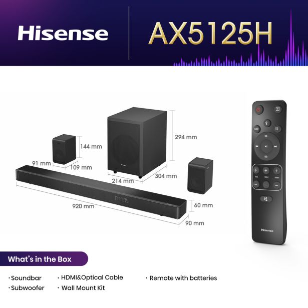 HIŠNI KINO HISENSE AX5125H