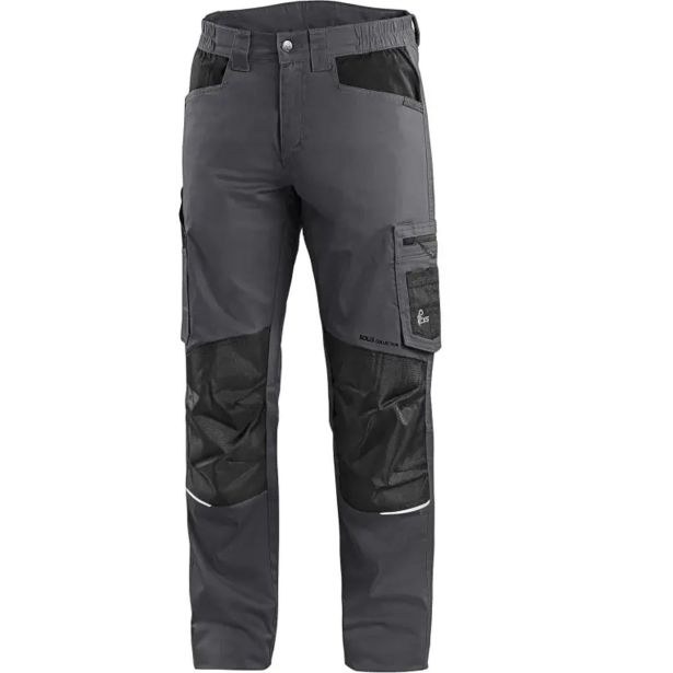 HLAČE CXS SOLIS FLEX DO PASU 52 SIVO/ČRNA