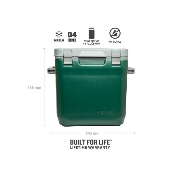 HLADILNA SKRINJA THE COLD FOR DAYS OUTDOOR COOLER 28L, HAMMERTONE GREEN