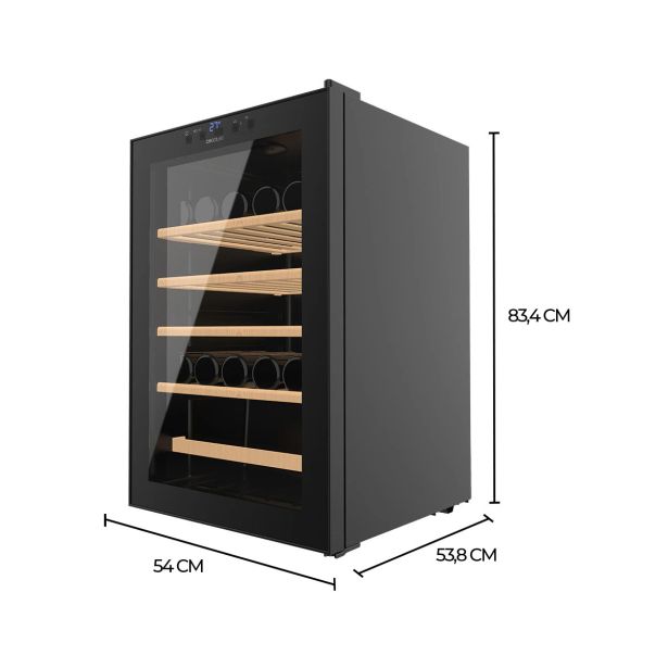 HLADILNA VINSKA VITRINA CECOTEC BOLERO GRANDSOMMELIER 48000 BLACK