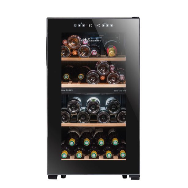 HLADILNA VINSKA VITRINA LA SOMMELIERE SLS32DZBLACK