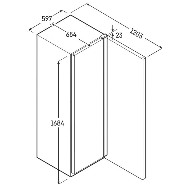 HLADILNA VITRINA LIEBHERR MRFVC 3511