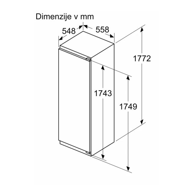 HLADILNIK BOSCH KIR81ADD0