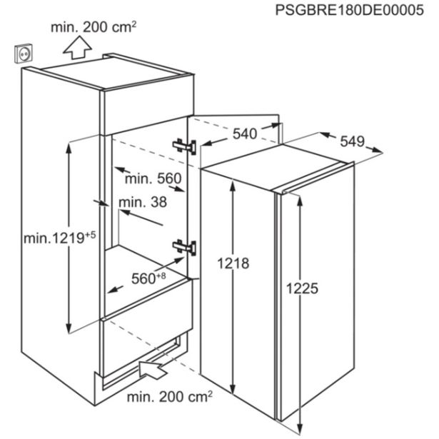 HLADILNIK ELECTROLUX LFB3AF12S