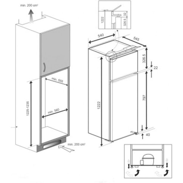 HLADILNIK IN ZAMRZOVALNIK BEKO BDSA180K3SN