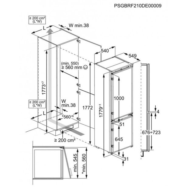HLADILNIK IN ZAMRZOVALNIK ELECTROLUX ENT6ME18S