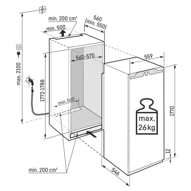 HLADILNIK LIEBHERR IRBDI 5180