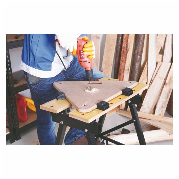 HOBBY DELOVNA MIZA MQ ZLOŽLJIVA, VEČNAMENSKA 605X625X755 MM, 100 KG