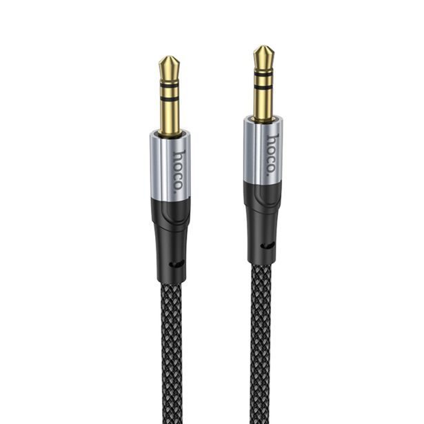 HOCO AUX KABEL UPA26 Z IZHODOM 3,5 MM (1M) ČRN